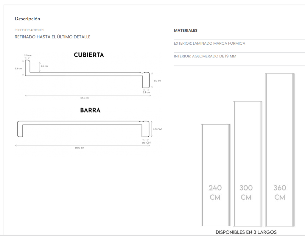 BARRA 3.00 DEKKEN INOVA RIVER GOLD 3546-46