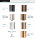 LAMBRIN MARMOL BLANCO DECORATIVO WPC P.107 2.4CMX16CMX2.9MTS