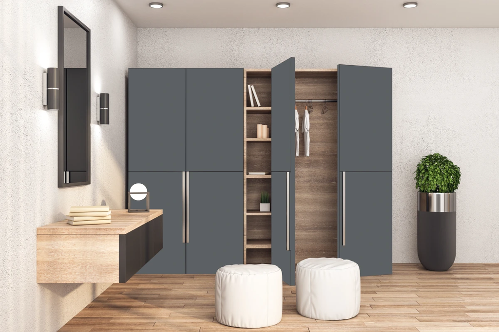 MDF ACRILICO SUPER MATE GRIS OSCURO