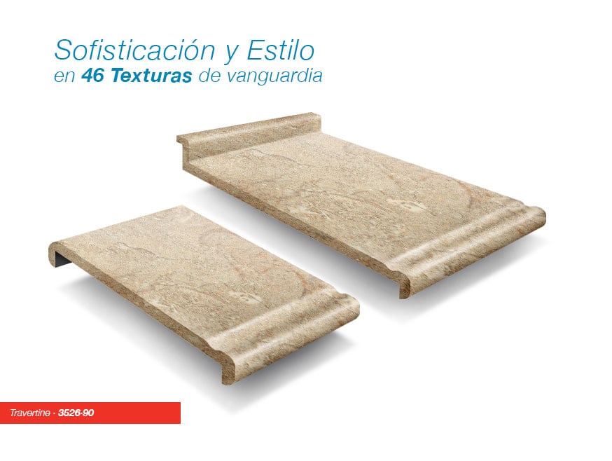 [B8DETRAVE3526-90] BARRA 2.44 DEKKEN TRAVERTINO BR 3526-90