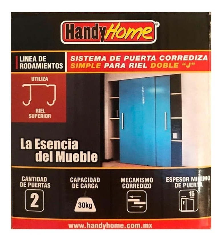 [CARHH3955] CARRETILLA 3955 HH SIMPLE RIEL JJ P/PTA CORREDIZA