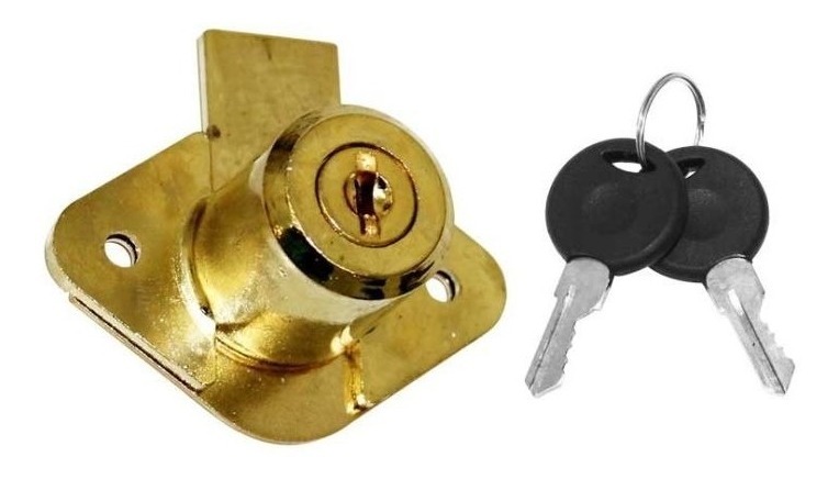 CERRADURA 6843 DORADA DEXTER P/MUEBLE 