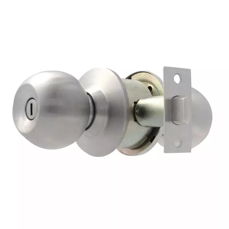 CERRADURA 6618 ACE INOX DEXTER PERILLA BARZA TUBULAR S/LLAVE CJ
