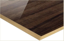 ​​MDF PET IMPERIAL WALNUT 1C  A. BRILLO LIQUIDACION