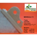 MENSULA CHEVY CERRADA TABLA  HOYO 1 Y 1 C/ZOCLO