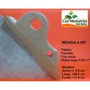 MENSULA 27 CERR TABLON HOYO 1 Y 11/2 C/ZOCLO 21.5CM