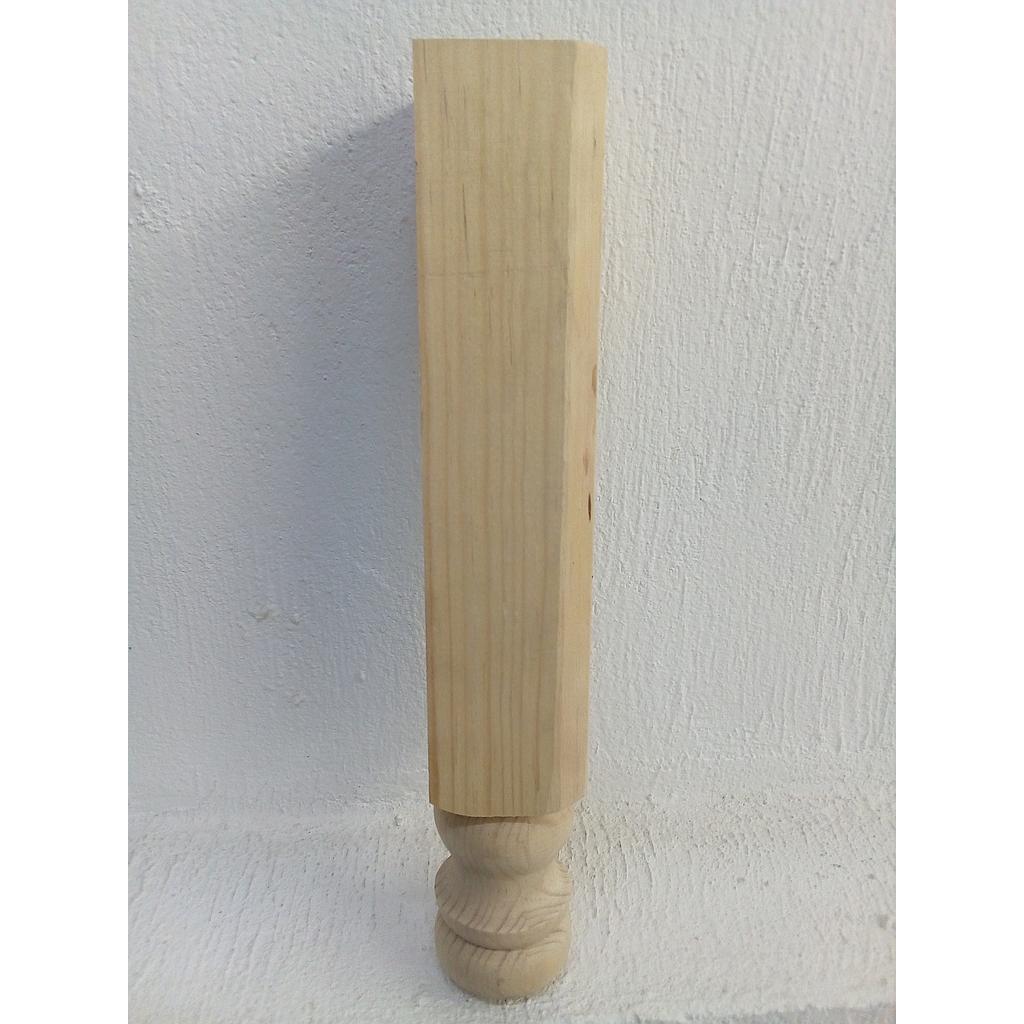 [PACAMA] PATA PINO CAMA TORNO CORTO