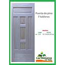 [PPINOCOM7T95] PUERTA PINO COM. 7 TABLEROS 95X2.10