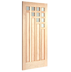 PUERTA PINO VITRAL WINDOWS 85CM