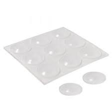 [TOPEDEX6623] TOPE TRANSPARENTE HEMISFERICO 6623 (BOLSA 18 PZAS)