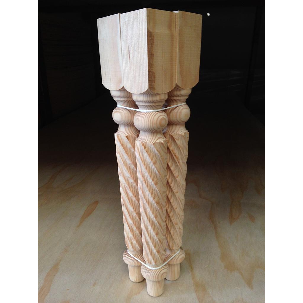 PATA PINO PROVENZAL ESPIRAL 45CM