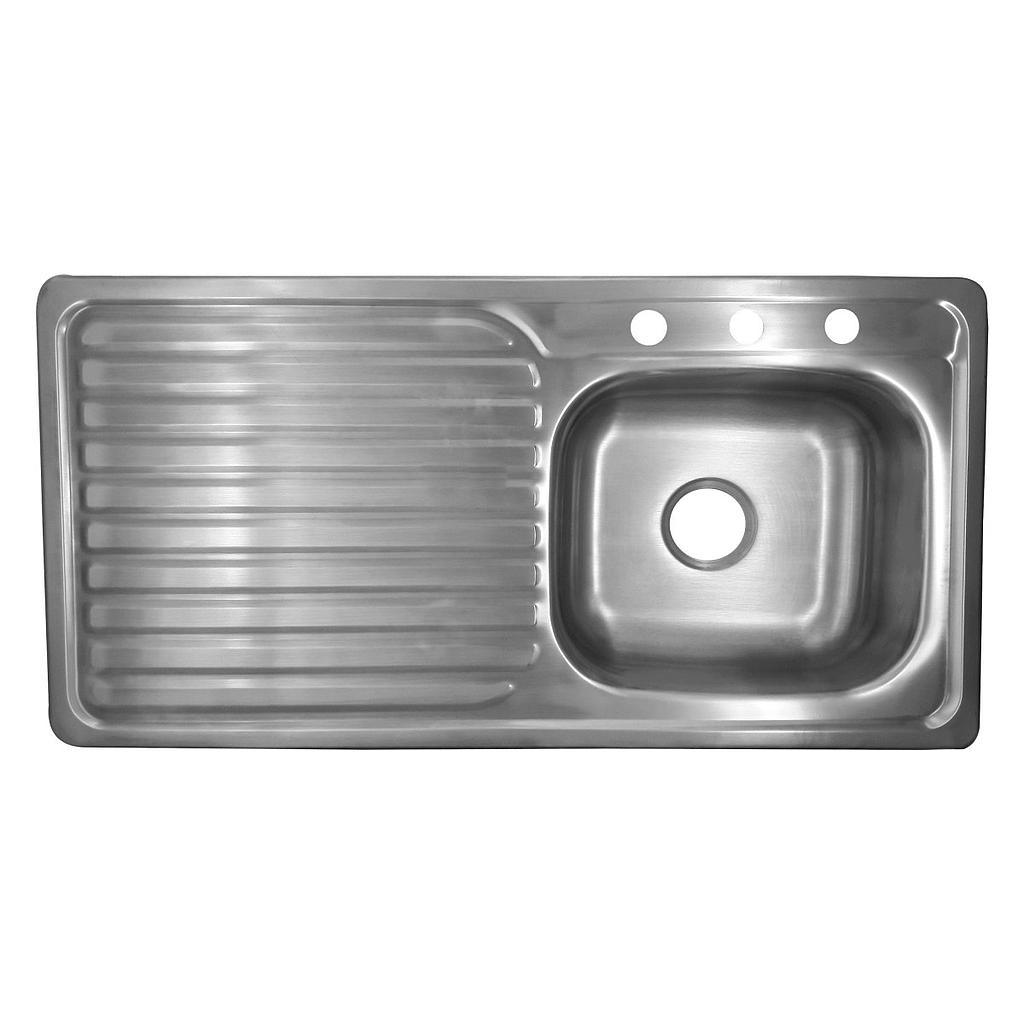 TARJA ESC IZQ CON HERRAJE 39.5 X 19.5 X 6 ANBEC (100cmx50cmx15.25cm)