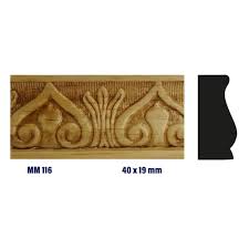 MOLDURA MM116 GRABADA 40x19 mm 