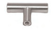 BOTON BARRA T116-HT 32MM ACERO INOX HUECA