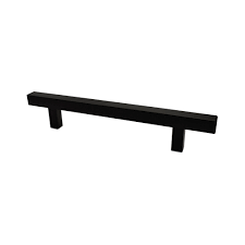 JALADERA NEGRA T116-H3BL 22 CM BARRA 160*220 MM INOX HUECA NEGRO