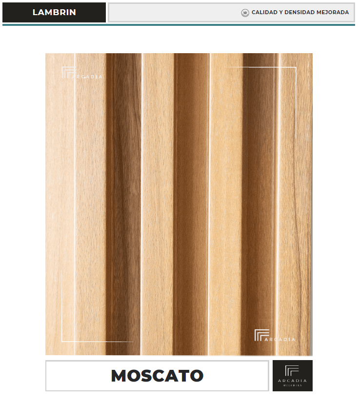 LAMBRIN MOSCATO DECORATIVO WPC  P.51 2.4CMX16CMX2.9MTS 