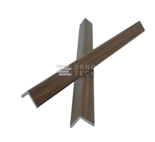 ESQUINERO INTERIOR NOGAL SHINY A97 - 290 cm x 2.5 cm x 2.5 cm