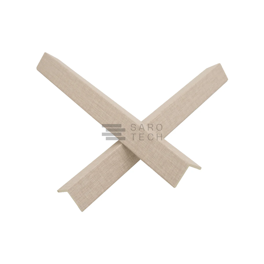 ESQUINERO INTERIOR CAIRO- TEXTIL (GRAY FABRIC) A81 - 290 cm x 2.5 cm x 2.5 cm