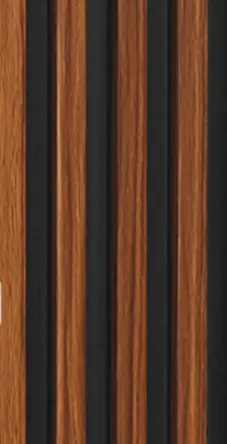 LAMBRIN PAROTA BLACK DECORATIVO A46 - 290 cm x 14.5 cm x 1.5 cm.