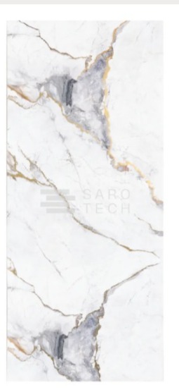 PANEL MARMOL "B" INDIGO WHITE GOLDEN PARA PARED A113- 122 cm x 280 cm x 0.3 cm 