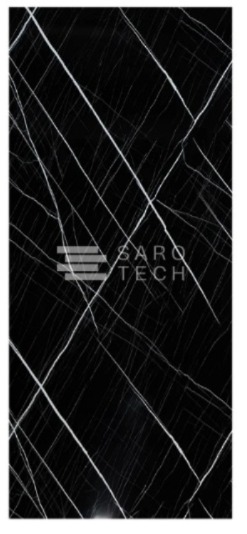 [PANCARMARBLACKA12] PANEL MARMOL CARRARA MARBLE BLACK PARA PARED A12- 122 cm x 280 cm x 0.3 cm 
