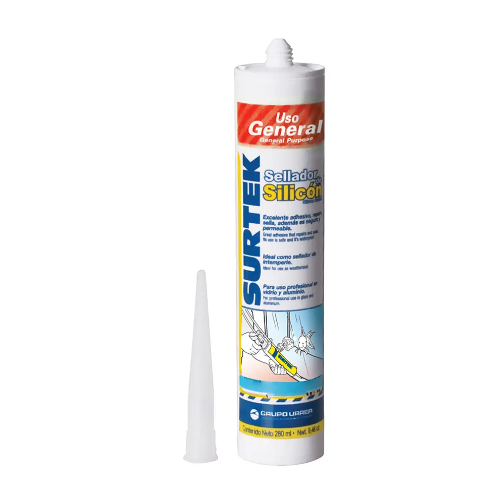 [SIL113451SURTEK] SILICON 113451 NEGRO MULTIUSOS SURTEK 280ML