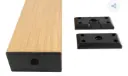 SOPORTE PARA VIGA DE PVC GIRATORIO
