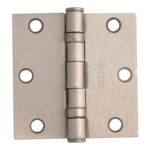 [BISDEX7213] BISAGRAS NIQUEL 7213 DEXTER 3''X3'' 2.2mm C/BALEROS C/PLANA 