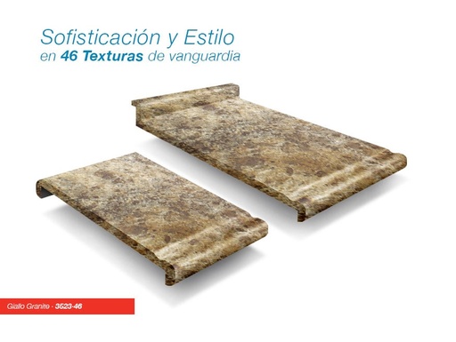 [C12DEGIAGRA3523] CUBIERTA 3.60 GIALLO GRANITE 3523
