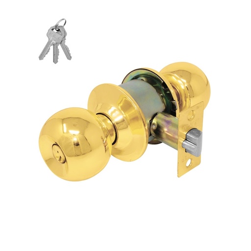 [CERDEX6601] CERRADURA 6601 DORADA DEXTER PERILLA BARZA CIL C/LL
