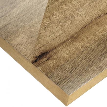 [MDFHGPT18BON] MDF PET BONAFACIO OAK 18MM 1C  A. BRILLO