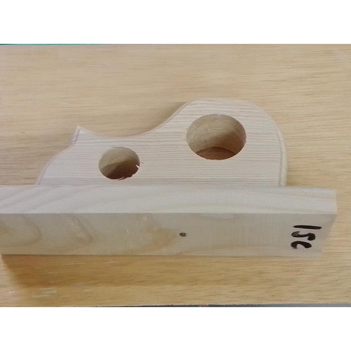 [MENSULA15C] MENSULA MENS TABLON HOYO 1 Y 11/2 20CM ZAPATO