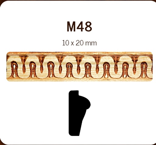 [MOLPTSM48] MOLDURA M48