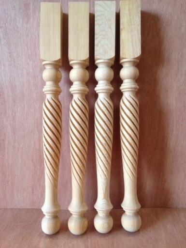 [PAPIPROVESP80] PATA PINO PROVENZAL ESPIRAL 80CM