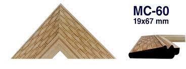 [MOLSLMC60] MOLDURA MC60 CUADRO GRABADA 19x68 mm 