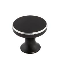 [BOTSOAH308-BL] BOTÓN H308-BL SOARMA ALUMINIO 25 MM NEGRO 