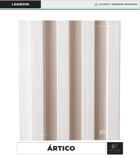 [LAMART16CM] LAMBRIN ARTICO DECORATIVO WPC P.35 16CMX2.4CMX2.9MTS 