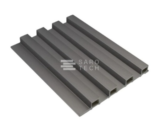 [LAMGRAYMATA82] LAMBRIN GRAY MATTE DECORATIVO A82 1.8CMX15.5CMX2.90M  