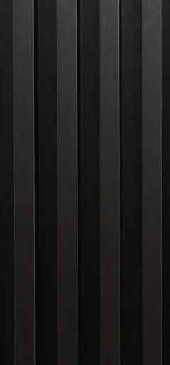 [LAMNEGA03] PANEL LAMBRIN NEGRO P/INTERIOR A03 - 290 cm x 15.5 cm x 1.8 cm