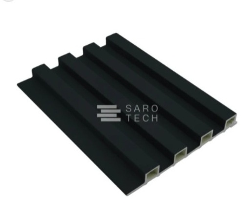 [LAMNEGA03] PANEL LAMBRIN NEGRO P/INTERIOR A03 - 290 cm x 15.5 cm x 1.8 cm