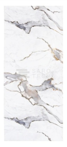 [PANINDIGOA113A] PANEL MARMOL  "A" INDIGO WHITE GOLDEN PARA PARED A113- 122 cm x 280 cm x 0.3 cm
