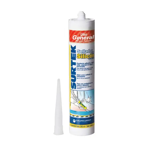 [SIL113451SURTEK] SILICON 113451 NEGRO MULTIUSOS SURTEK 280ML